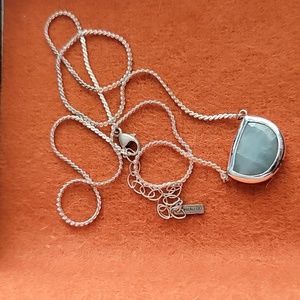 EUC Chan Luu Aquamarine Luna necklace